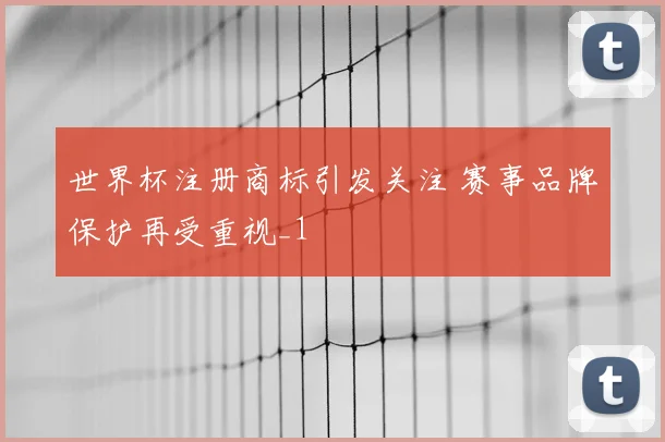 世界杯注册商标引发关注 赛事品牌保护再受重视_1